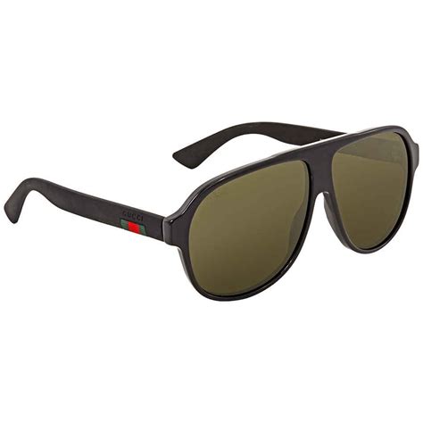 Gucci™ GG0009S 001 59 Black Sunglasses 